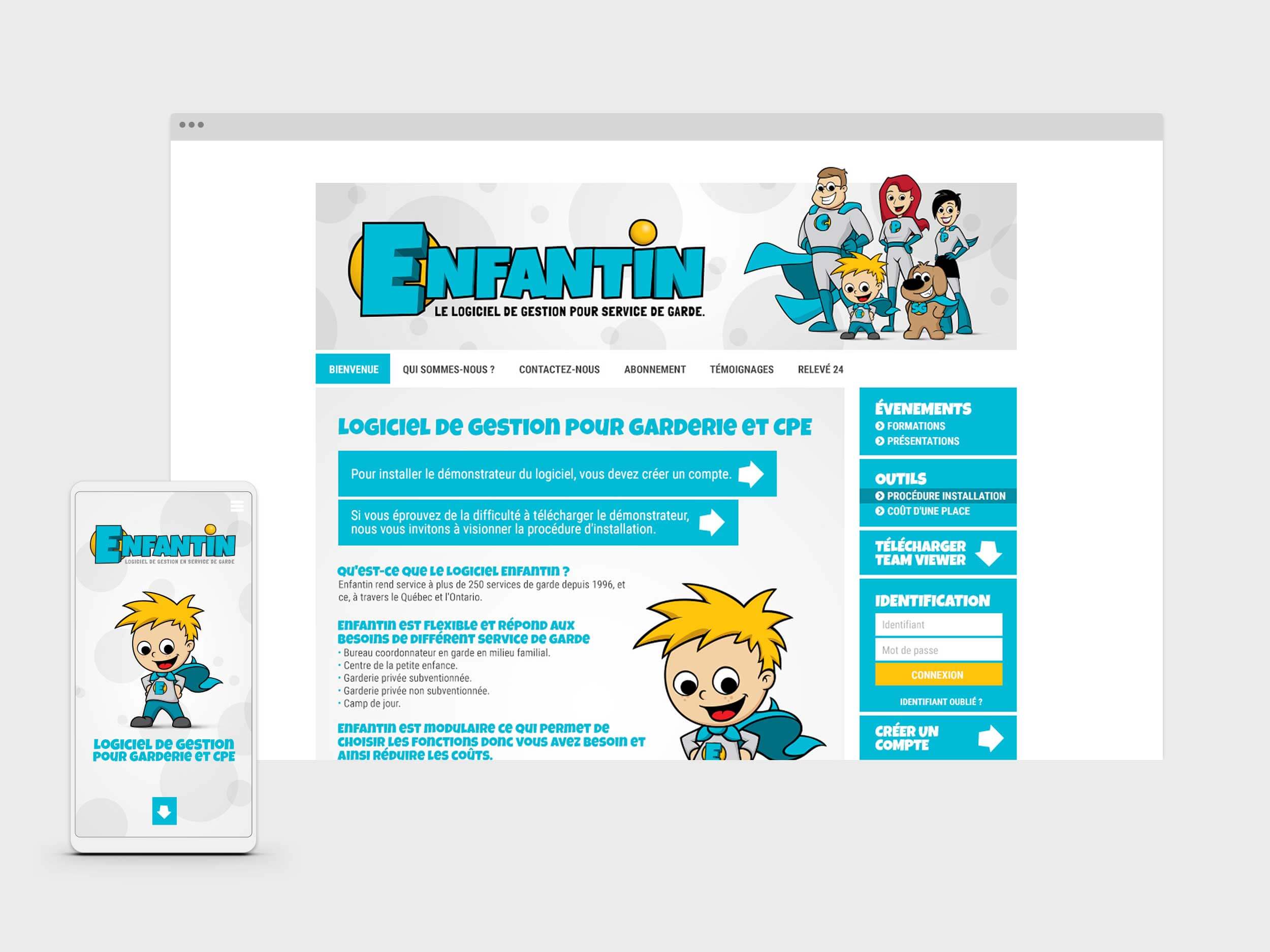 Enfantin – Website