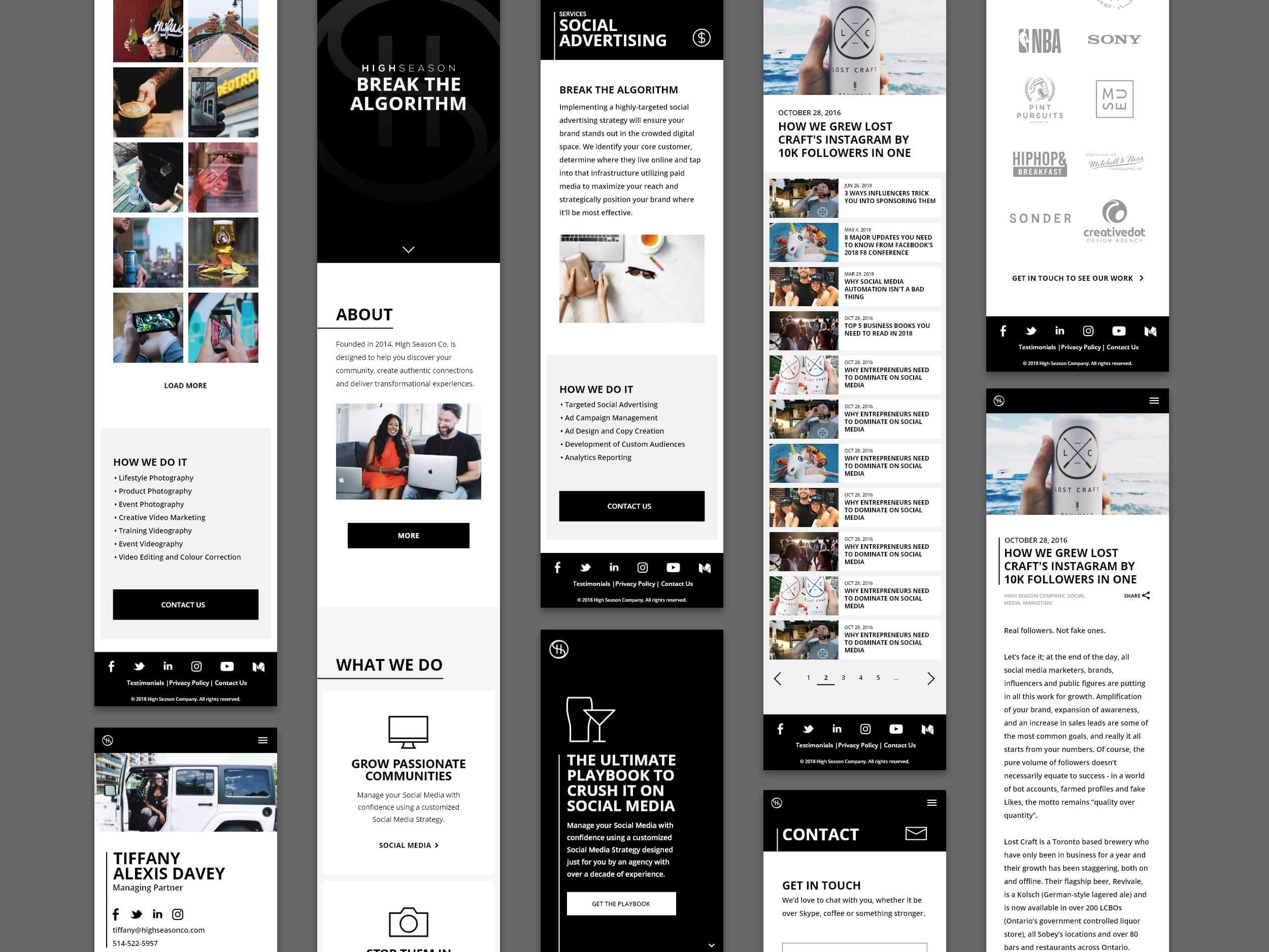 High Season – Website Montage 02